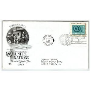 Scott #1164 1959 United Nations Refugee Year First Day Cover FDC ArtCraft